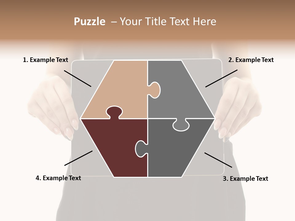 Tablet Medicine Girl PowerPoint Template