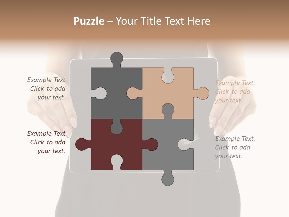 Tablet Medicine Girl PowerPoint Template