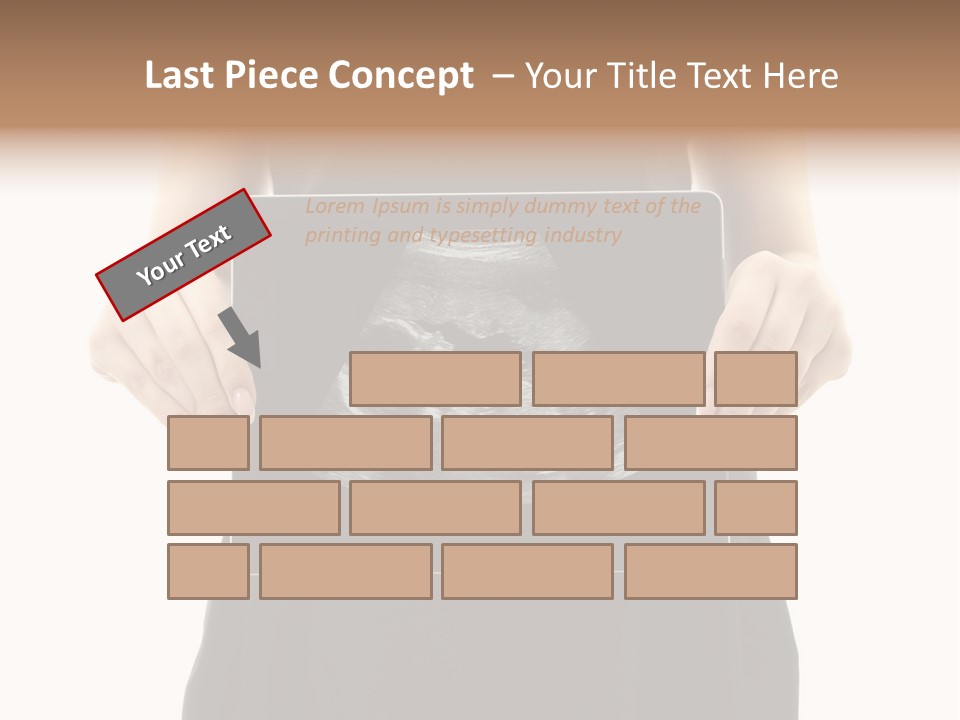 Tablet Medicine Girl PowerPoint Template