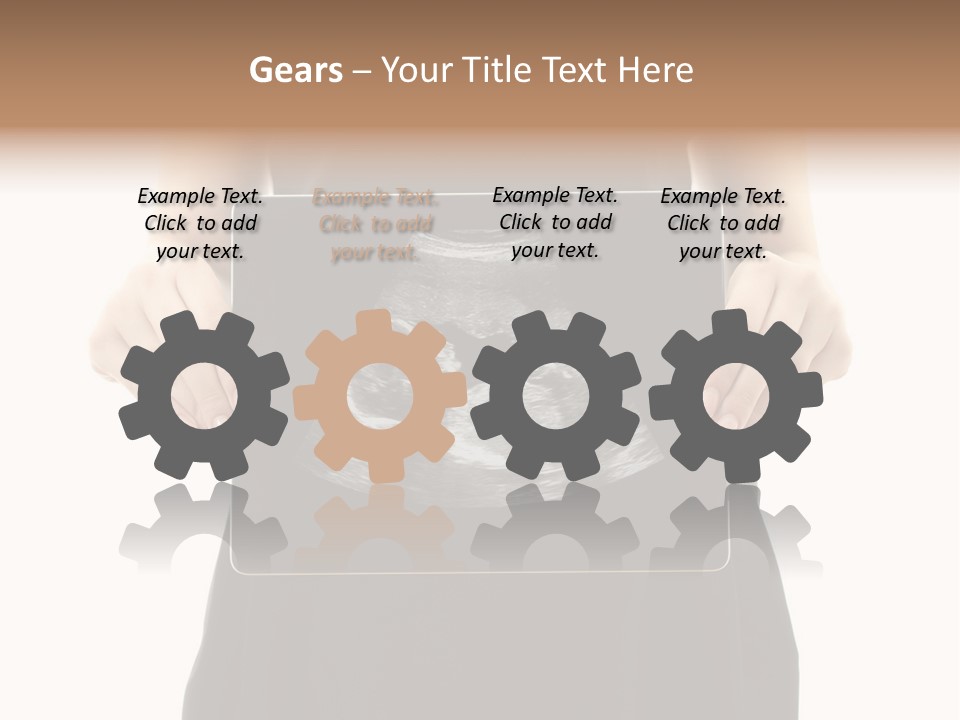 Tablet Medicine Girl PowerPoint Template