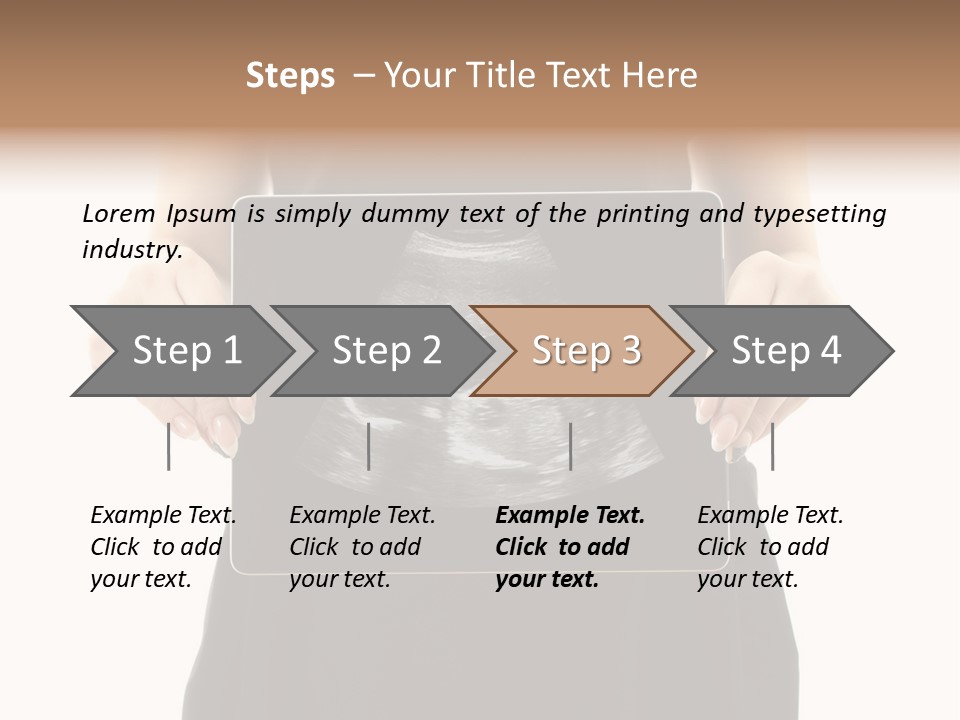 Tablet Medicine Girl PowerPoint Template