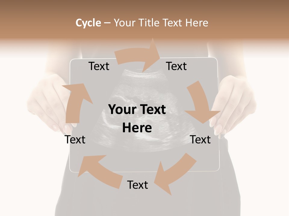 Tablet Medicine Girl PowerPoint Template