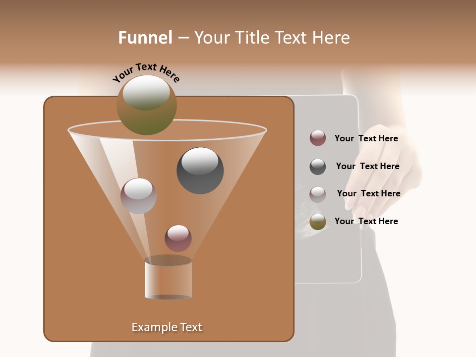 Tablet Medicine Girl PowerPoint Template