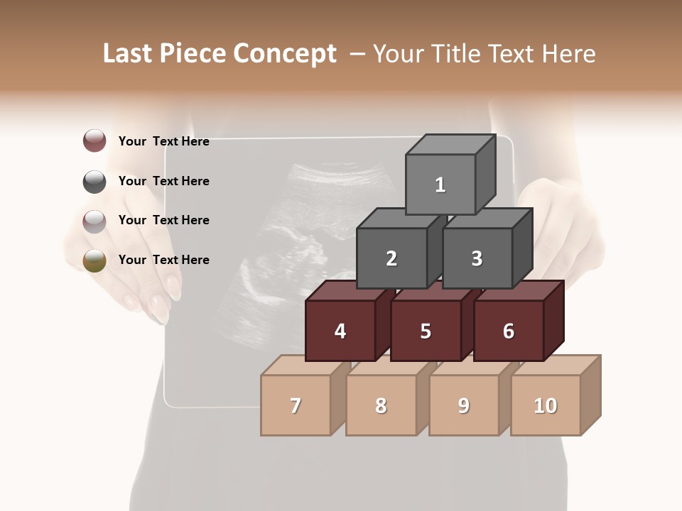 Tablet Medicine Girl PowerPoint Template