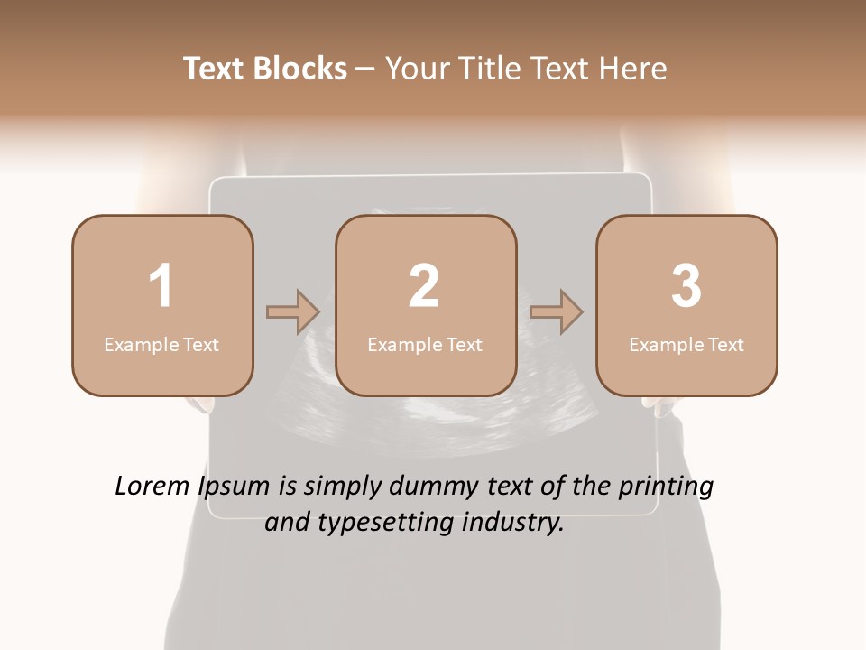 Tablet Medicine Girl PowerPoint Template