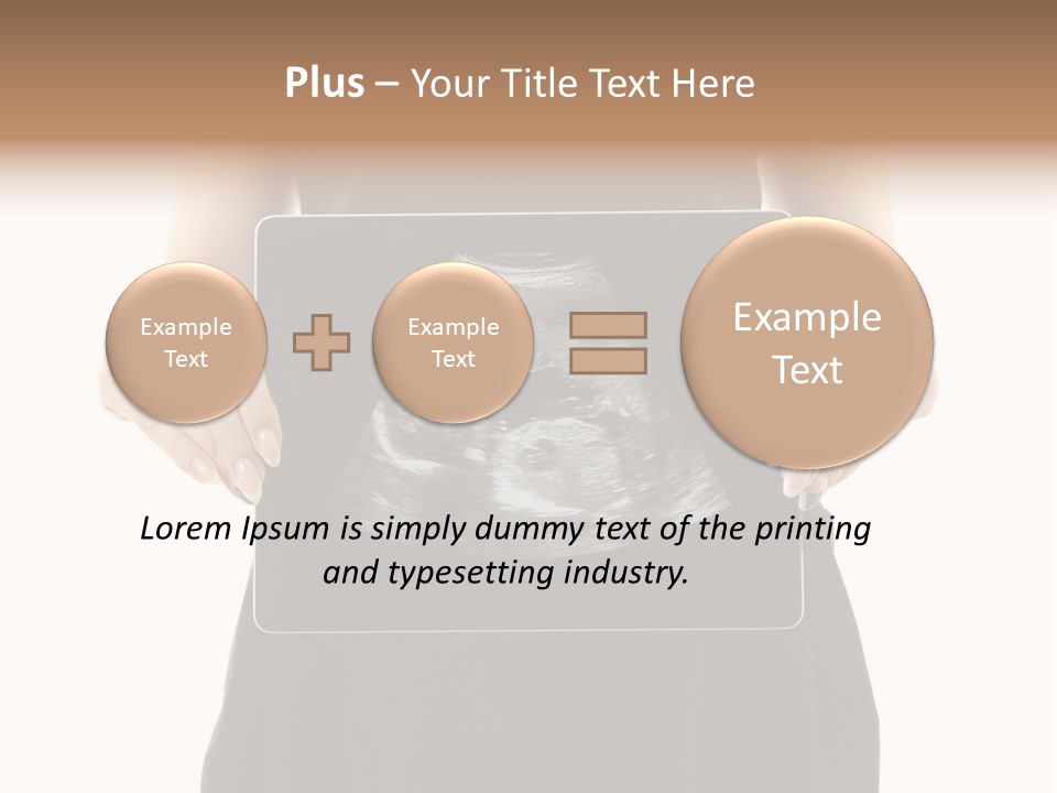 Tablet Medicine Girl PowerPoint Template