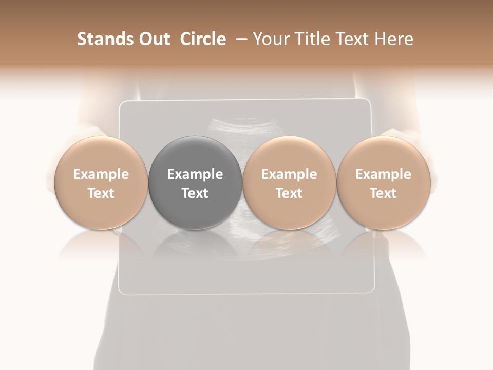 Tablet Medicine Girl PowerPoint Template