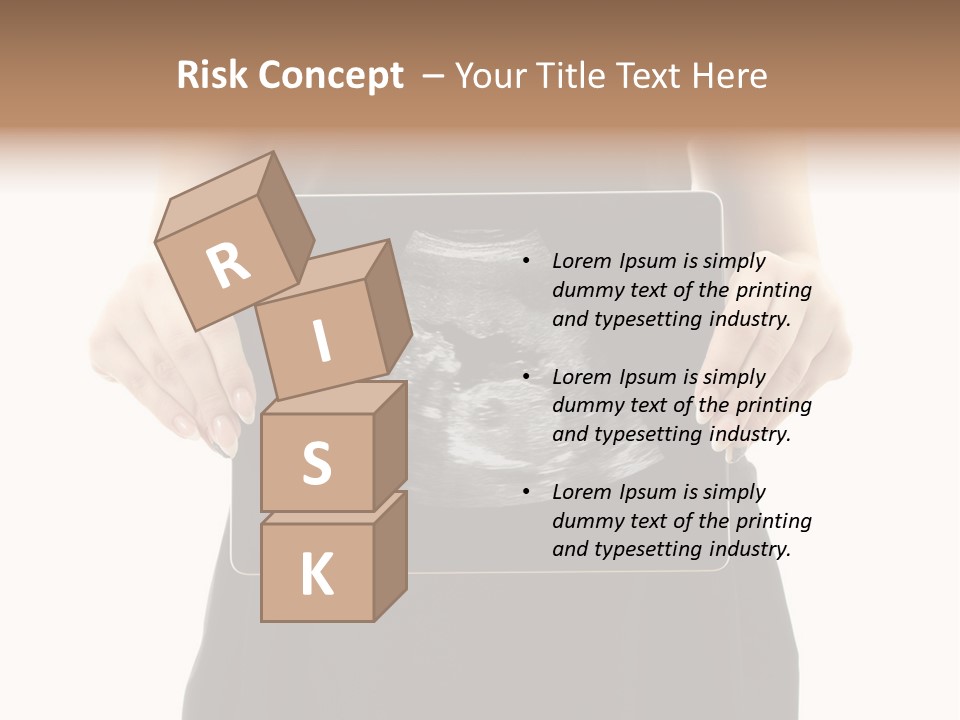 Tablet Medicine Girl PowerPoint Template