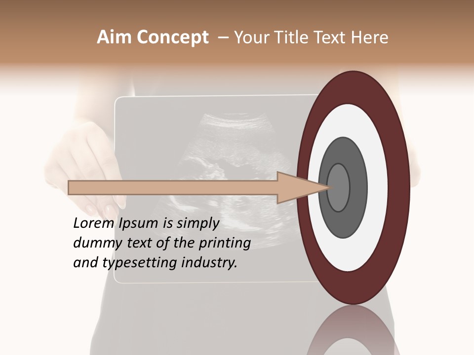 Tablet Medicine Girl PowerPoint Template