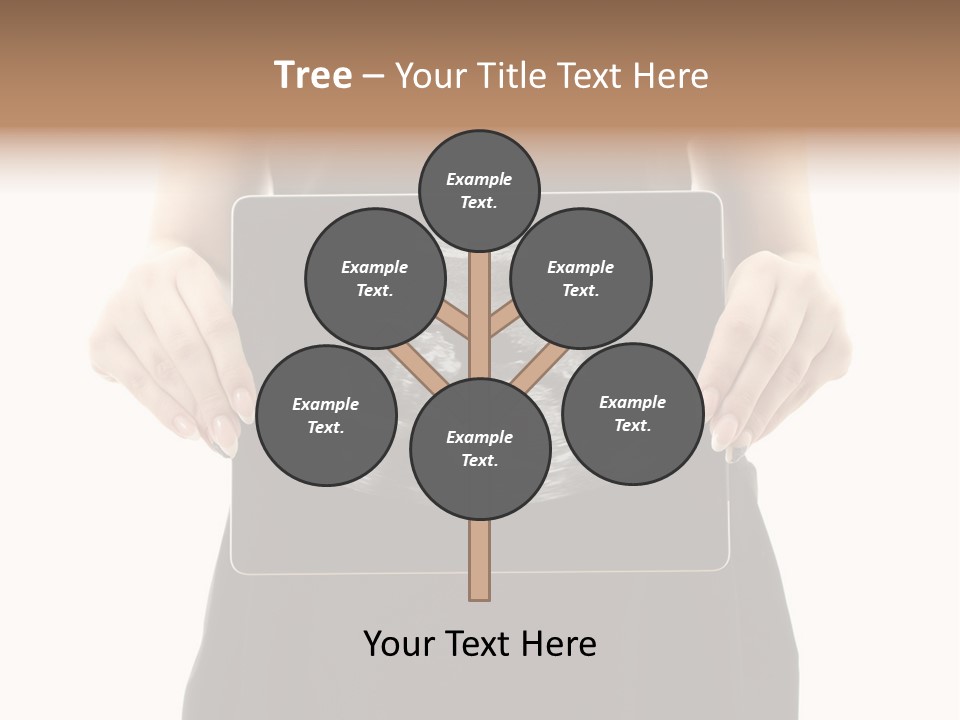 Tablet Medicine Girl PowerPoint Template