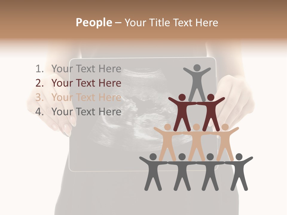 Tablet Medicine Girl PowerPoint Template