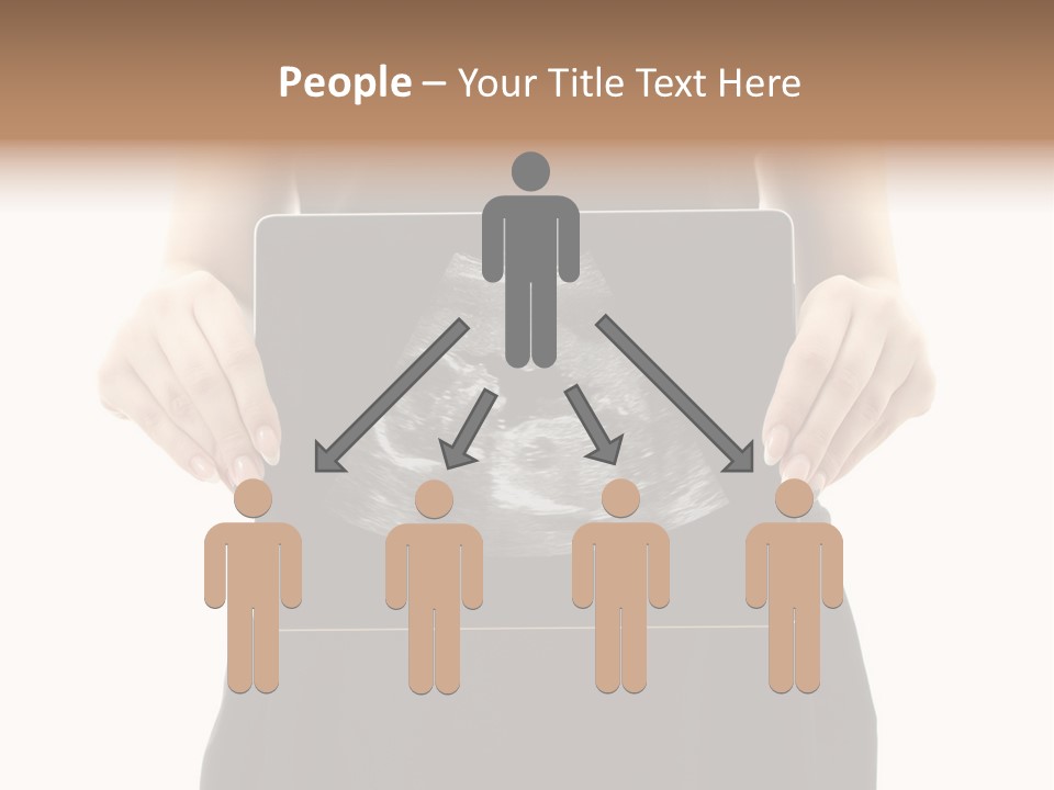 Tablet Medicine Girl PowerPoint Template