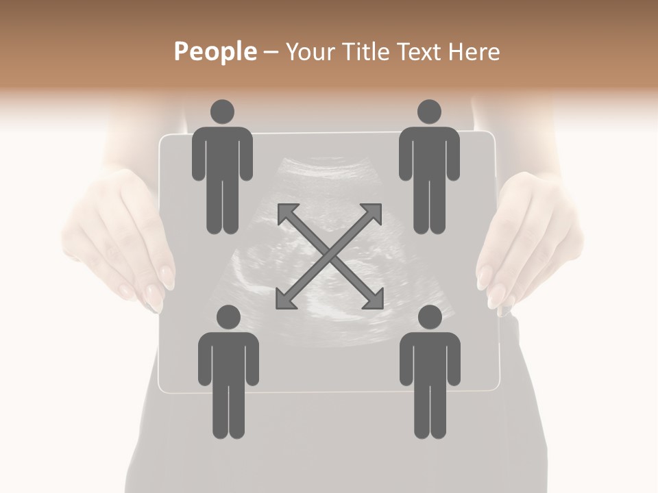 Tablet Medicine Girl PowerPoint Template