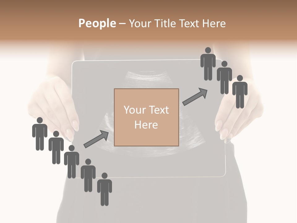 Tablet Medicine Girl PowerPoint Template