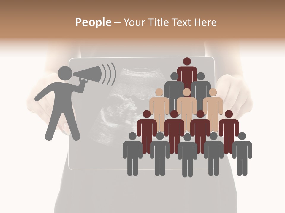 Tablet Medicine Girl PowerPoint Template