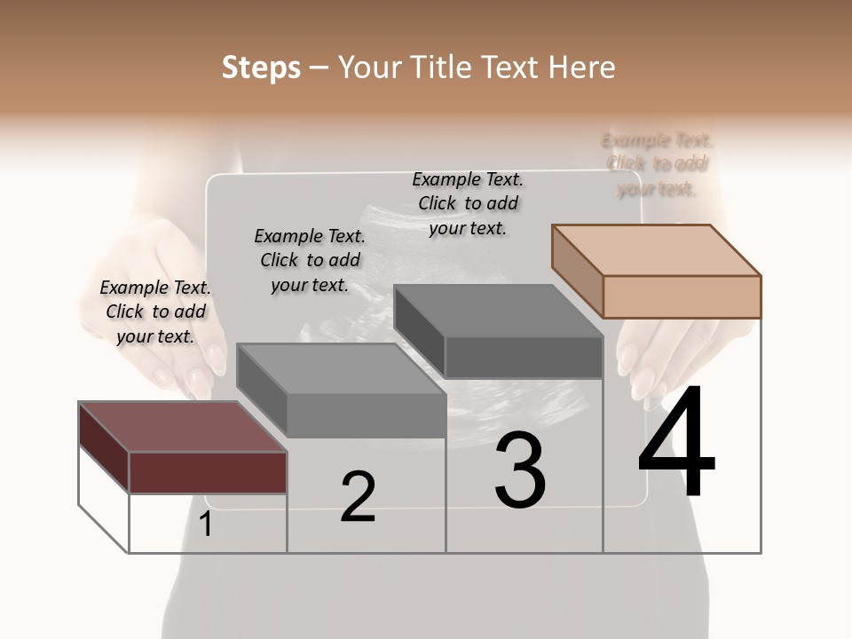 Tablet Medicine Girl PowerPoint Template