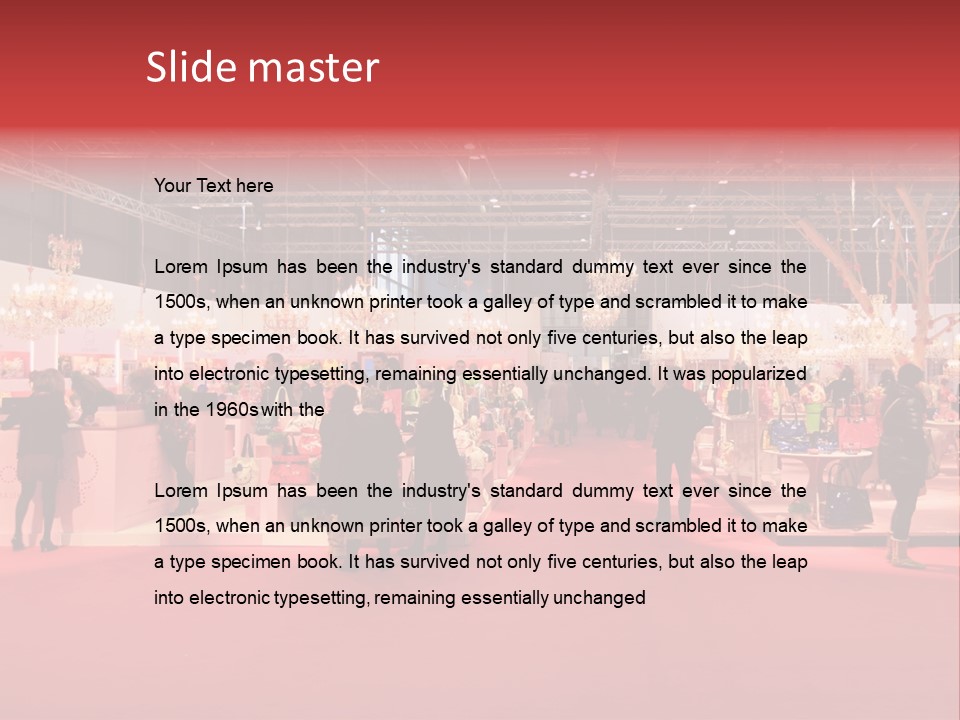 Trade Show Home Show Craftmanship PowerPoint Template