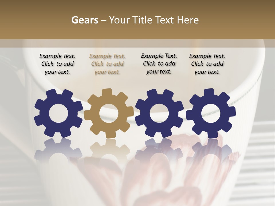 Restaurant Metallic Metal PowerPoint Template