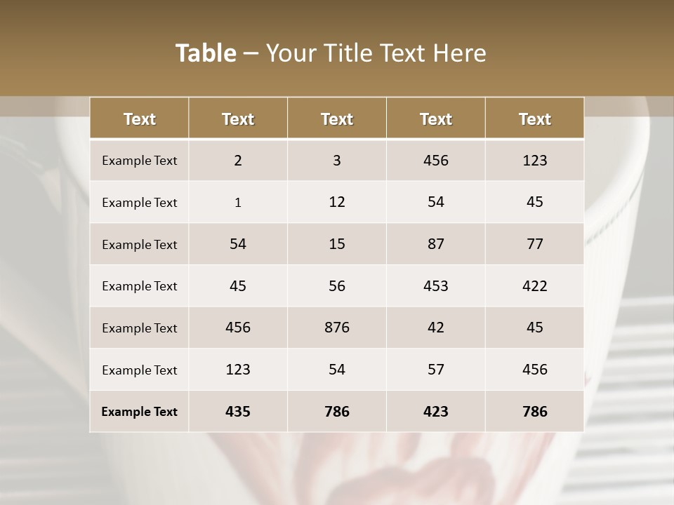 Restaurant Metallic Metal PowerPoint Template