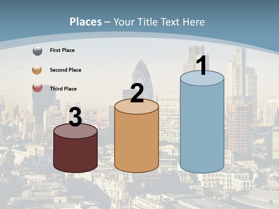 Capital Cities Finance Financial Institutions PowerPoint Template