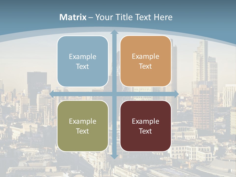 Capital Cities Finance Financial Institutions PowerPoint Template