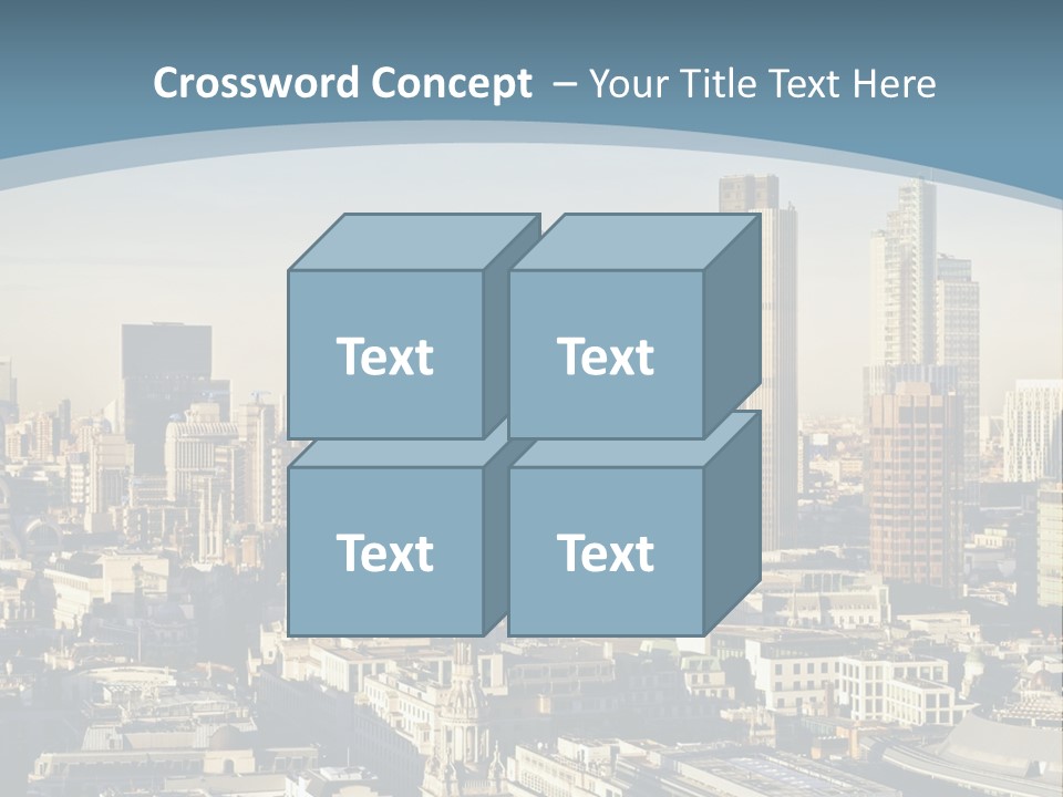 Capital Cities Finance Financial Institutions PowerPoint Template