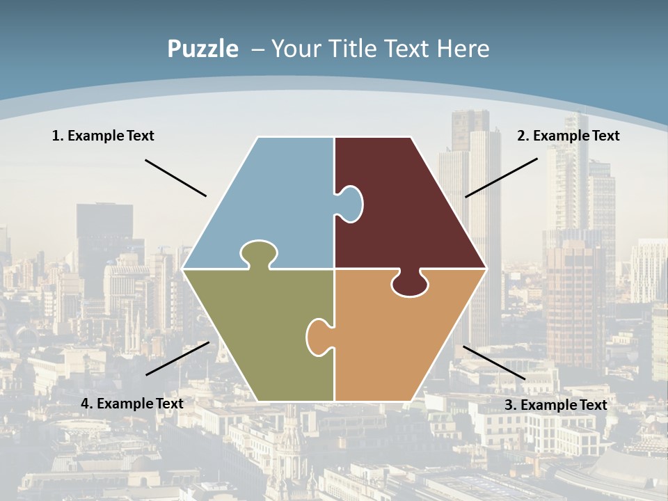 Capital Cities Finance Financial Institutions PowerPoint Template