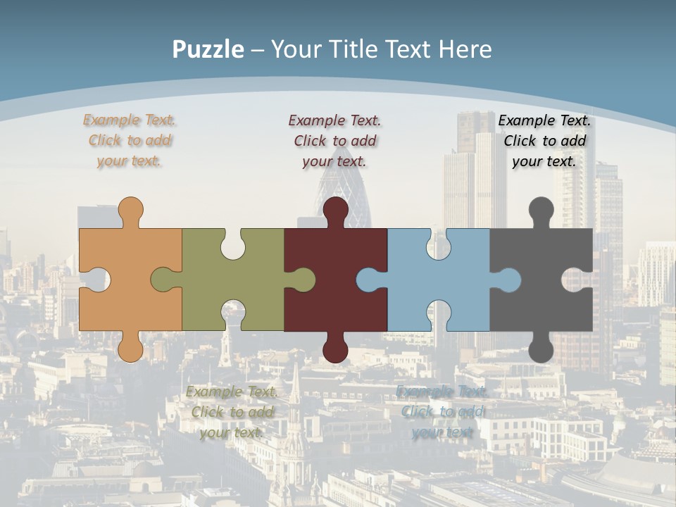 Capital Cities Finance Financial Institutions PowerPoint Template