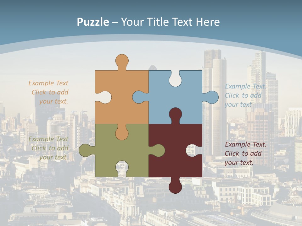 Capital Cities Finance Financial Institutions PowerPoint Template