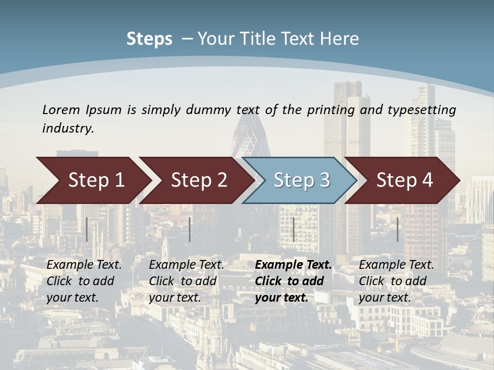 Capital Cities Finance Financial Institutions PowerPoint Template