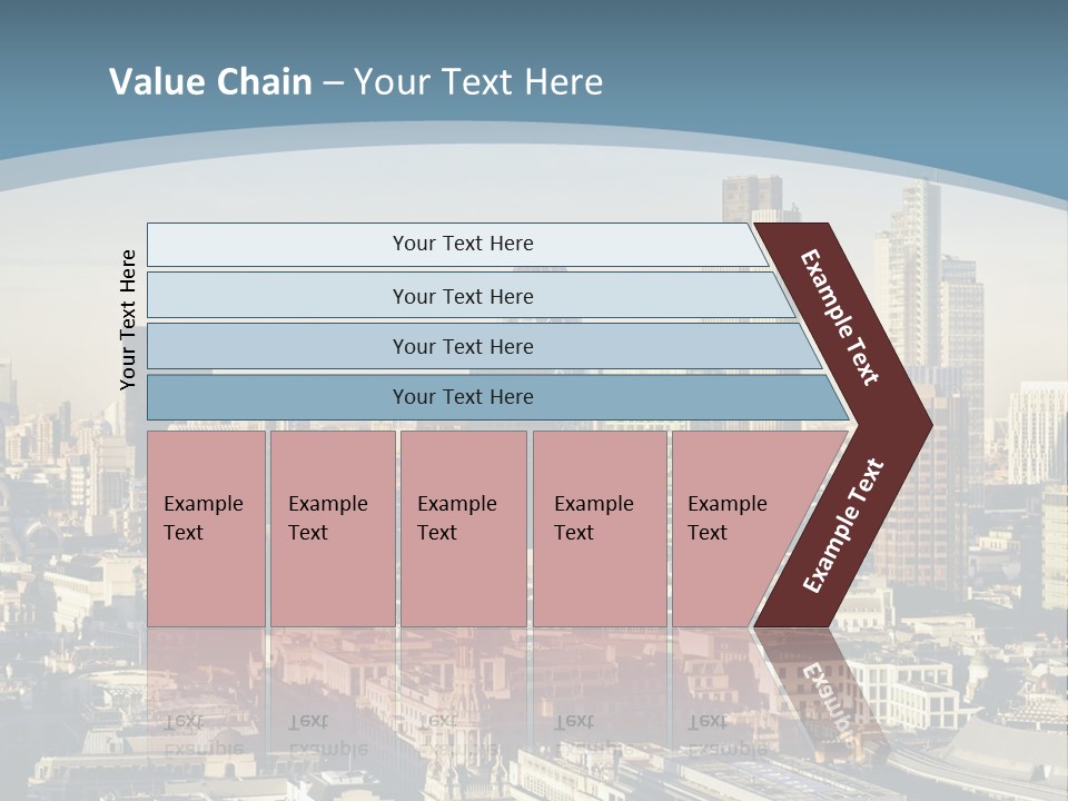 Capital Cities Finance Financial Institutions PowerPoint Template