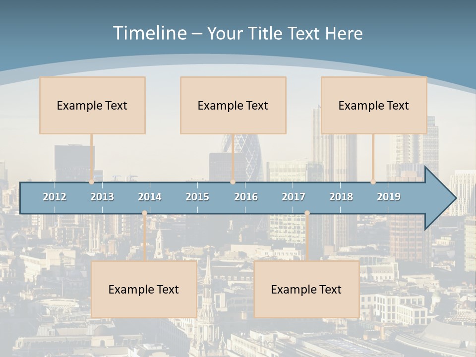 Capital Cities Finance Financial Institutions PowerPoint Template