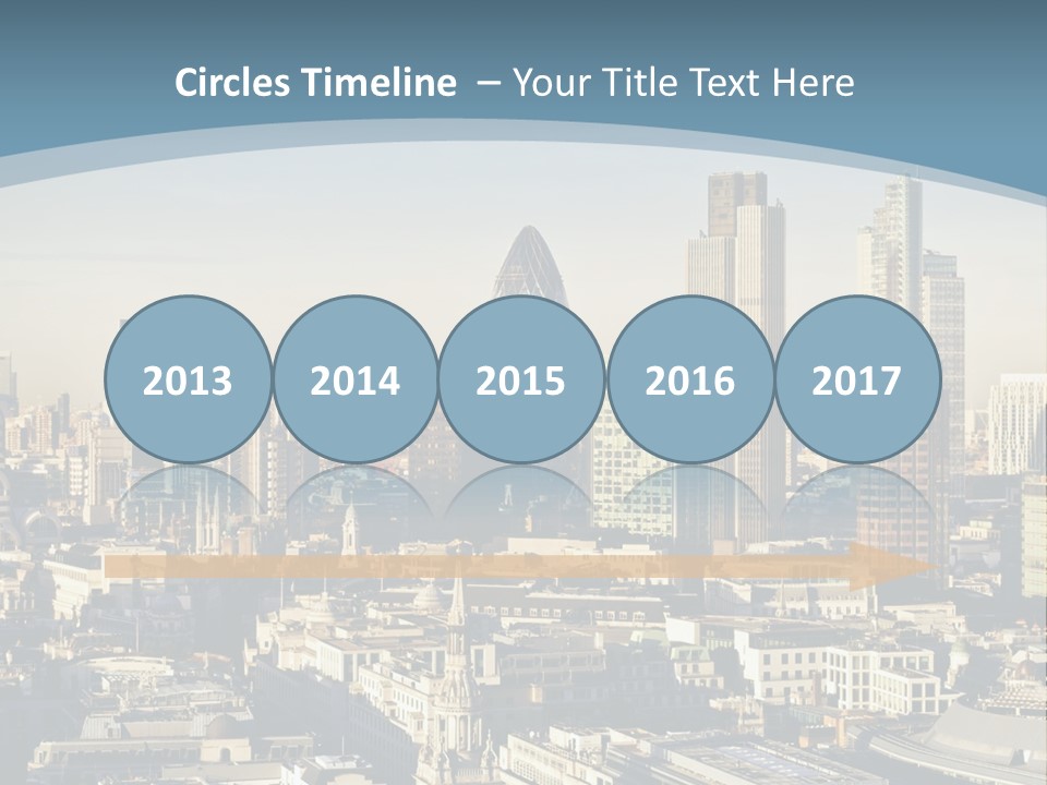 Capital Cities Finance Financial Institutions PowerPoint Template