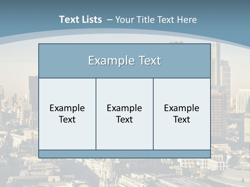 Capital Cities Finance Financial Institutions PowerPoint Template