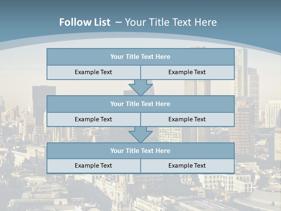 Capital Cities Finance Financial Institutions PowerPoint Template