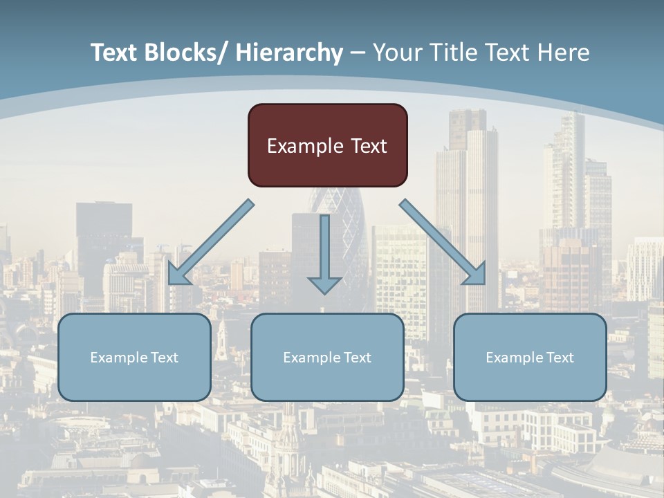 Capital Cities Finance Financial Institutions PowerPoint Template