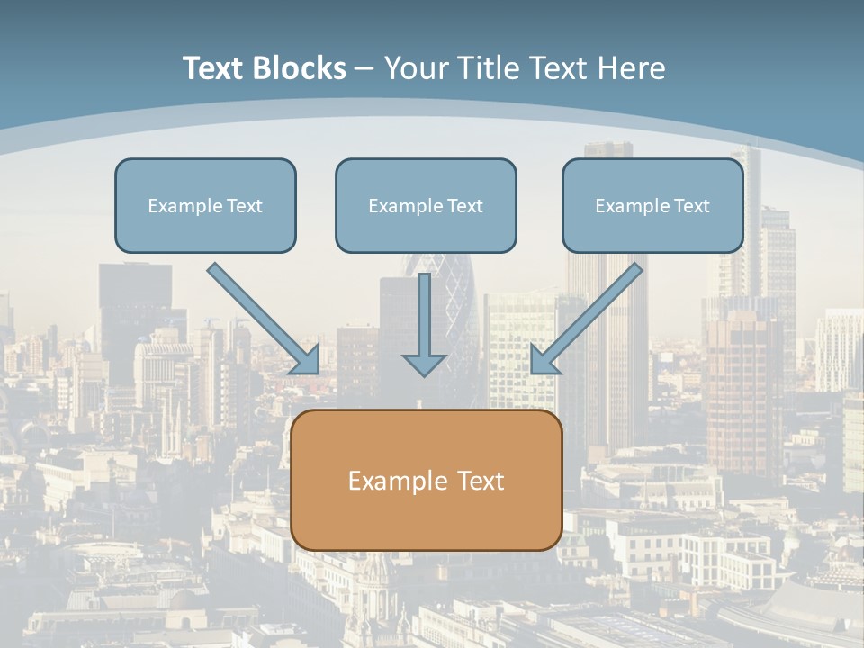 Capital Cities Finance Financial Institutions PowerPoint Template