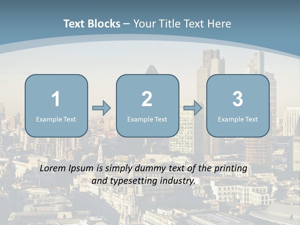 Capital Cities Finance Financial Institutions PowerPoint Template