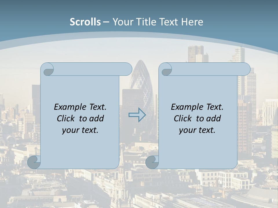 Capital Cities Finance Financial Institutions PowerPoint Template
