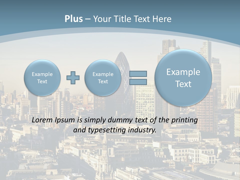 Capital Cities Finance Financial Institutions PowerPoint Template