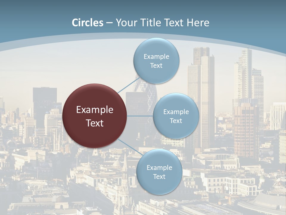 Capital Cities Finance Financial Institutions PowerPoint Template