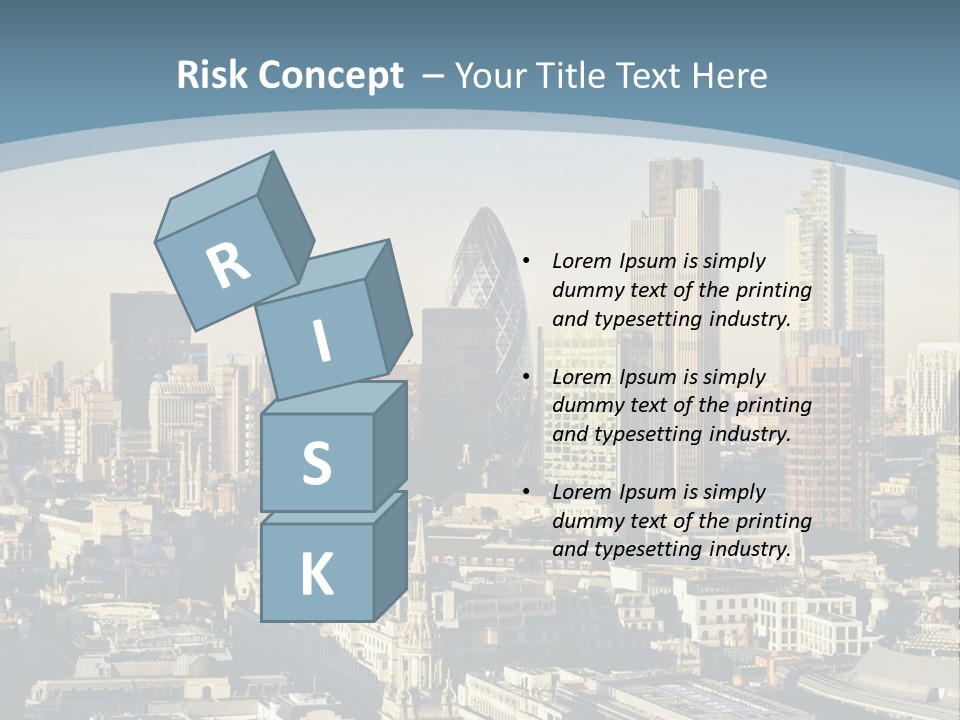 Capital Cities Finance Financial Institutions PowerPoint Template