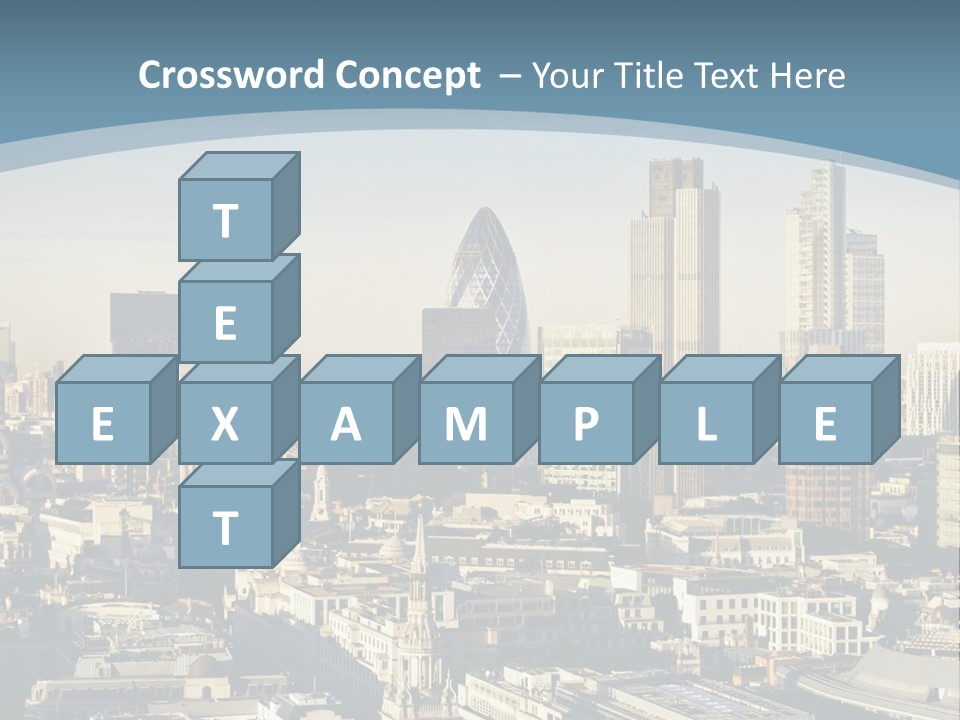 Capital Cities Finance Financial Institutions PowerPoint Template