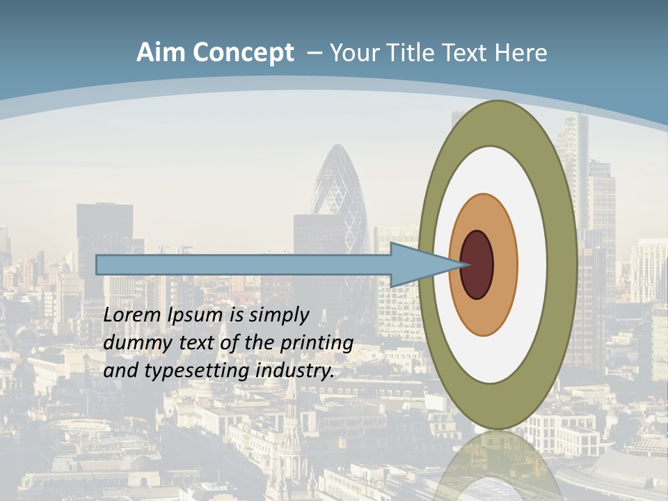 Capital Cities Finance Financial Institutions PowerPoint Template