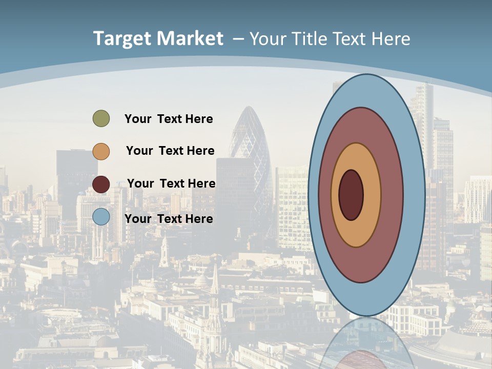 Capital Cities Finance Financial Institutions PowerPoint Template