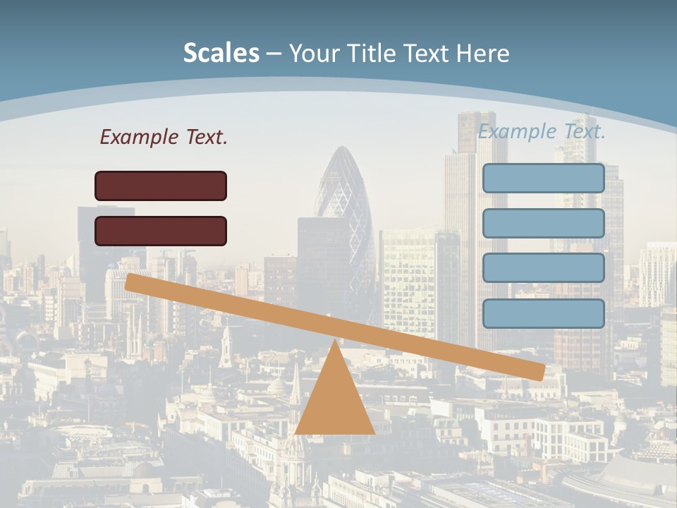 Capital Cities Finance Financial Institutions PowerPoint Template