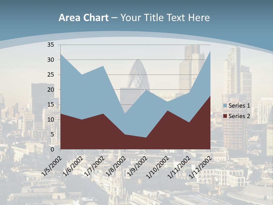 Capital Cities Finance Financial Institutions PowerPoint Template