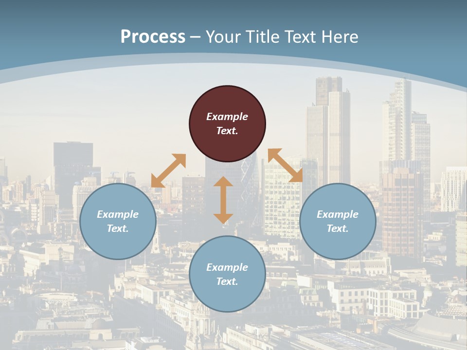 Capital Cities Finance Financial Institutions PowerPoint Template