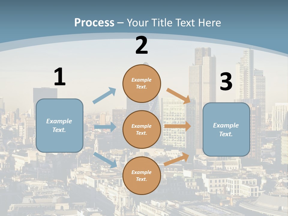 Capital Cities Finance Financial Institutions PowerPoint Template