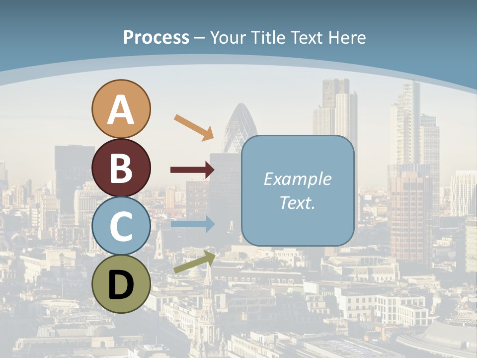 Capital Cities Finance Financial Institutions PowerPoint Template